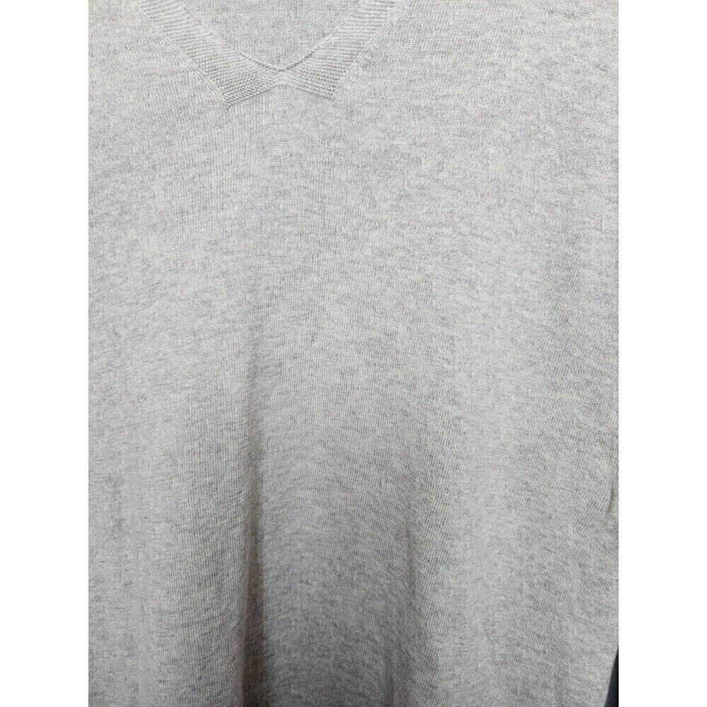 J Jill Silk And Cotton Pullover V Neck Lomg Sleeve Sweater Oatmeal Sz S - Picture 2 of 9